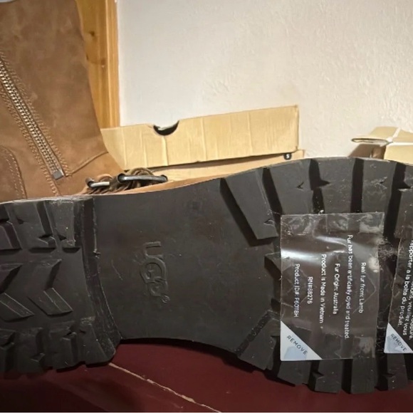 UGG Women's Brown Buckle Winter Boots - Picture 3 of 4